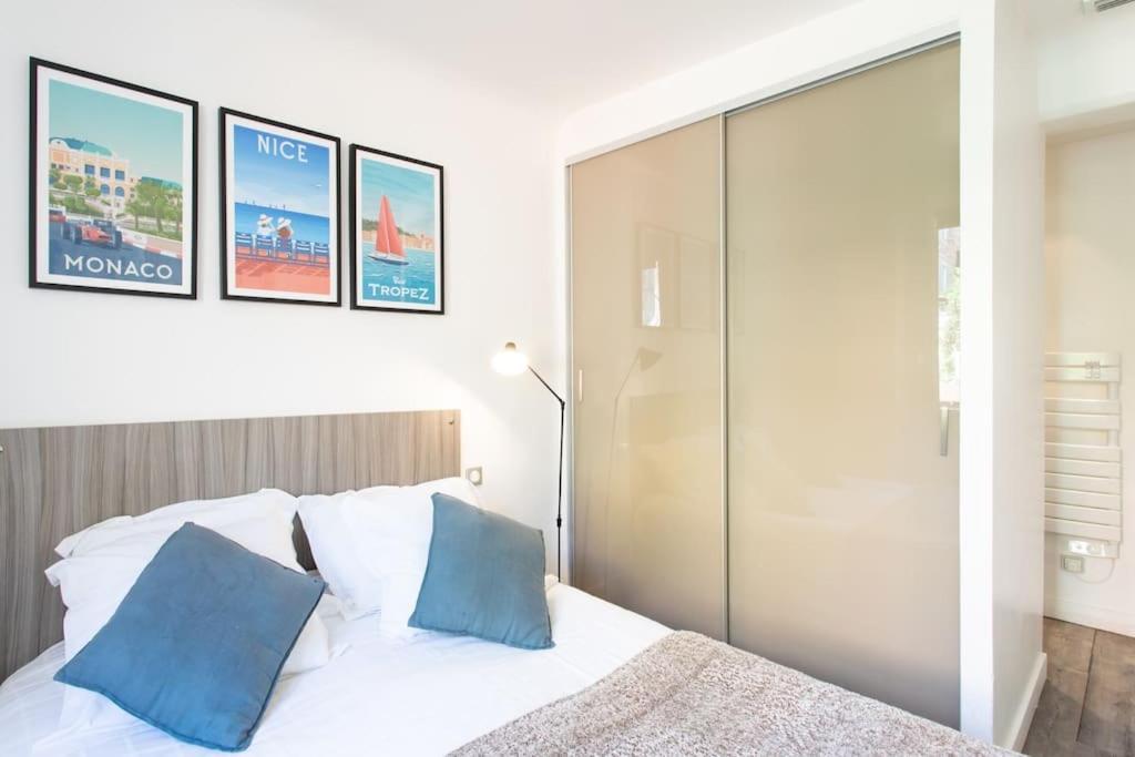 #40 Bright Sea View Suite For 6 2Mins Walk Port & Sea วีลล์ฟรองซ์-ซูร์-แมร์ ภายนอก รูปภาพ