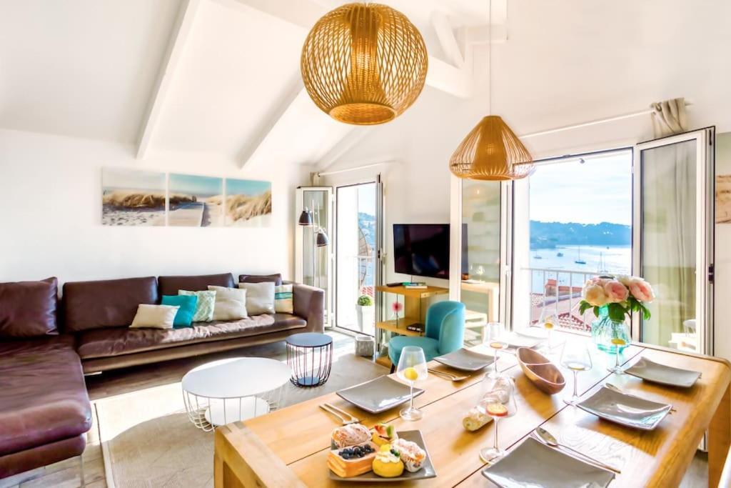 #40 Bright Sea View Suite For 6 2Mins Walk Port & Sea วีลล์ฟรองซ์-ซูร์-แมร์ ภายนอก รูปภาพ