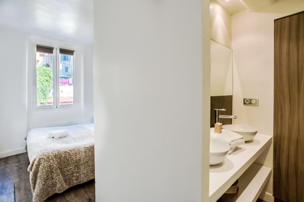 #40 Bright Sea View Suite For 6 2Mins Walk Port & Sea วีลล์ฟรองซ์-ซูร์-แมร์ ภายนอก รูปภาพ